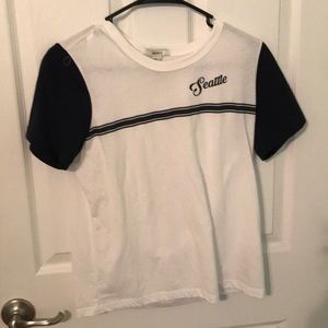 Navy and White T-shirt